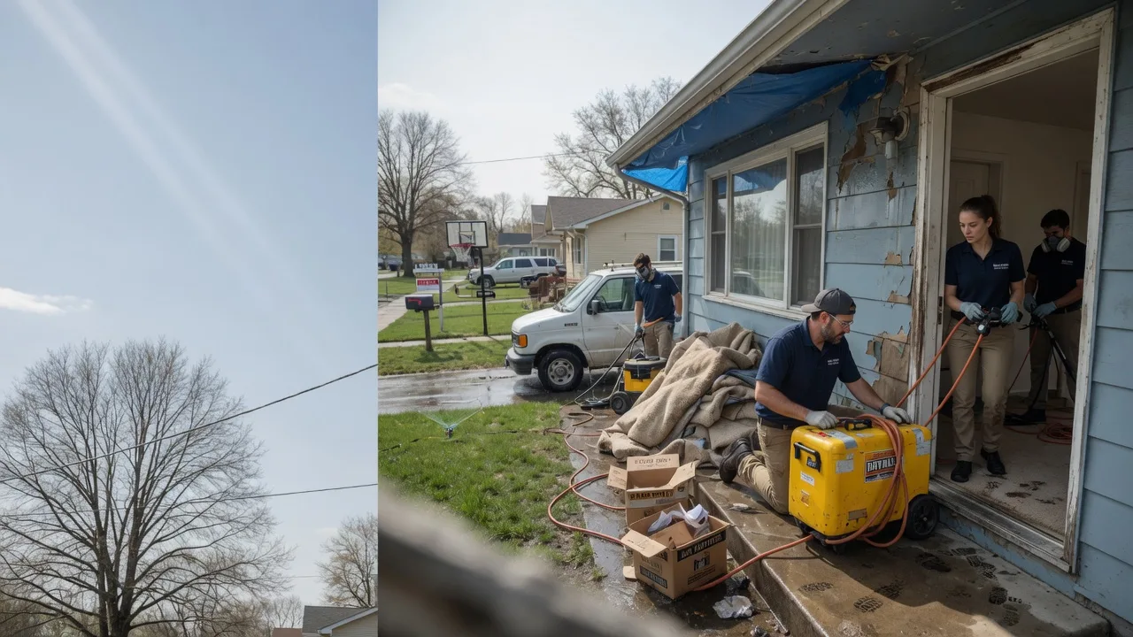 Basement Flood Cleanup in Rockville, MN near me